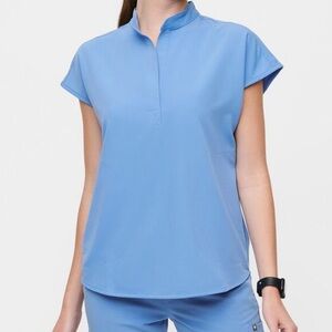 Brand: Figs Color: Ceil Blue.Rafael Oversized Scrub Top | M x1